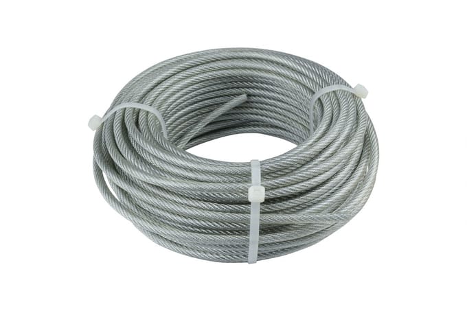 Staalkabel verzinkt PVC 3|5 mm | Bundel 25 meter
