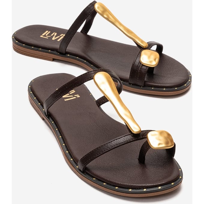 Tessa Leren Teenslippers