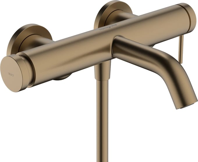 hansgrohe Tecturis S ééngreeps badmengkraan opbouw mat wit