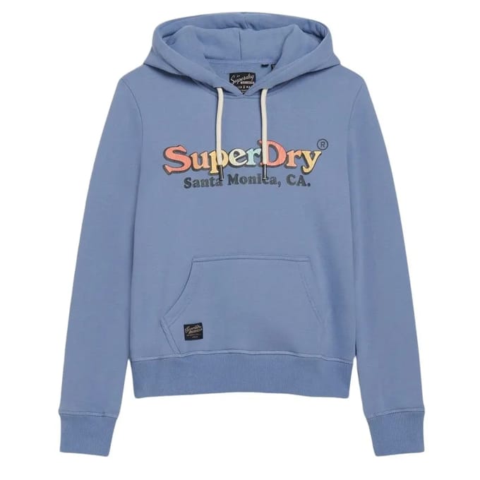 Superdry - Rainbow hoodie met logoprint - Dames - Hoodies