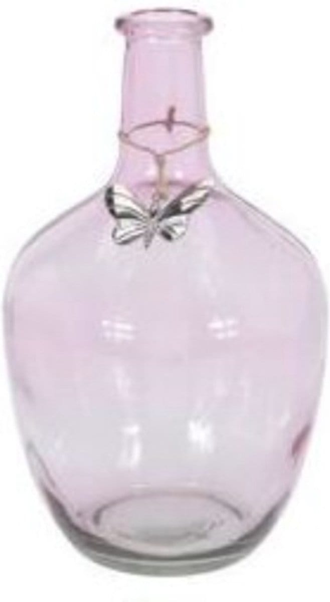 H&SCollection Roze decoratieve vaas
