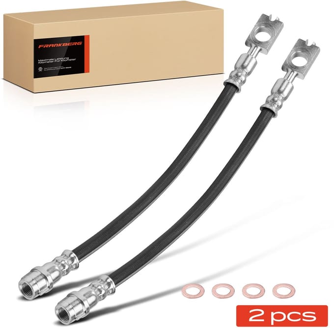 Frankberg 2x remslang achter voor Audi A4 B6 B7 Seat Exeo
