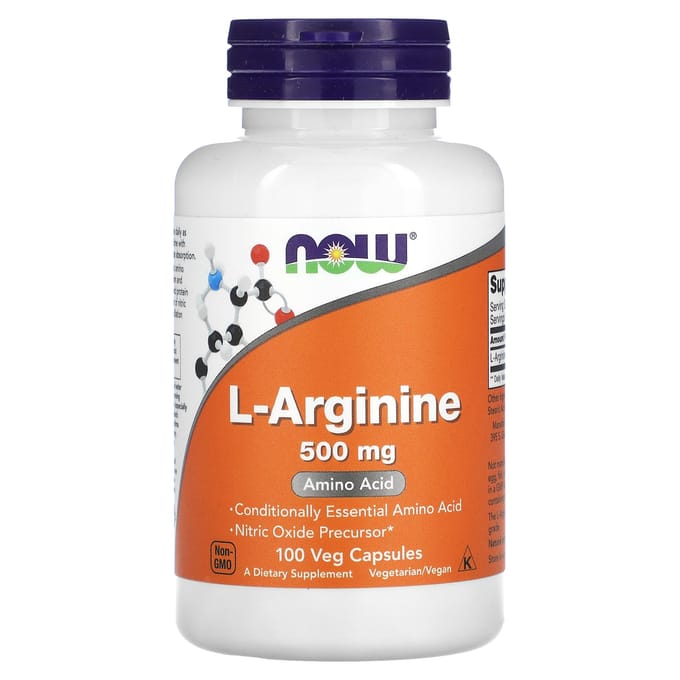 Now foods L-Arginine 500mg - 100 capsules