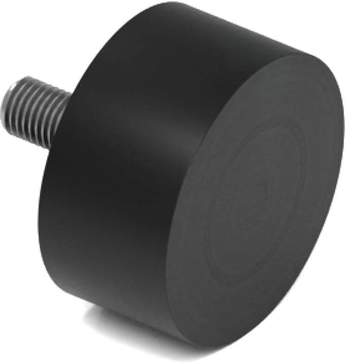 Rubbermagazijn - Trillingsvoet - Type D - 40x20mm - M8 - Set 10 stuks