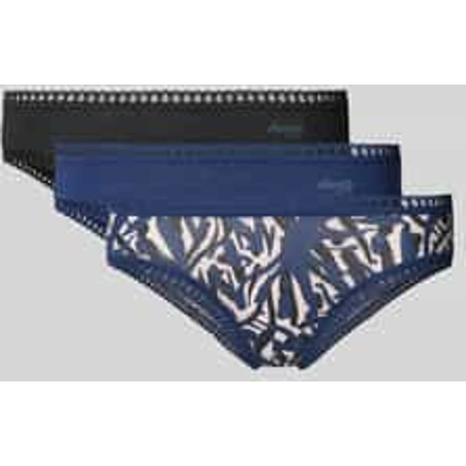 Slip met gehaakt kant, model 'GO Crush' in een set van 3 stuks