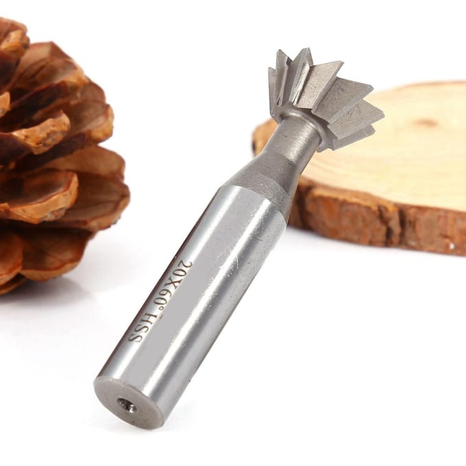 1025mm 45 graden 60 graden Graad HSS Rechte Schacht Zwaluwstaartgleuf Frees Endfrees CNC Bit