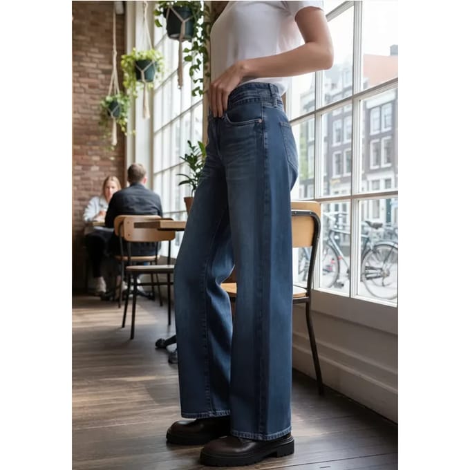 Wide Legs jeans met detail