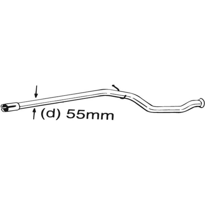 Uitlaatpijp BOSAL 889-535