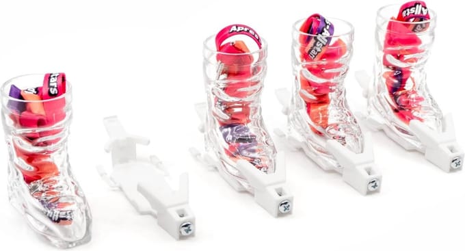 Apres Allstars Skischoen Shotglas | Wit | 4-Pack