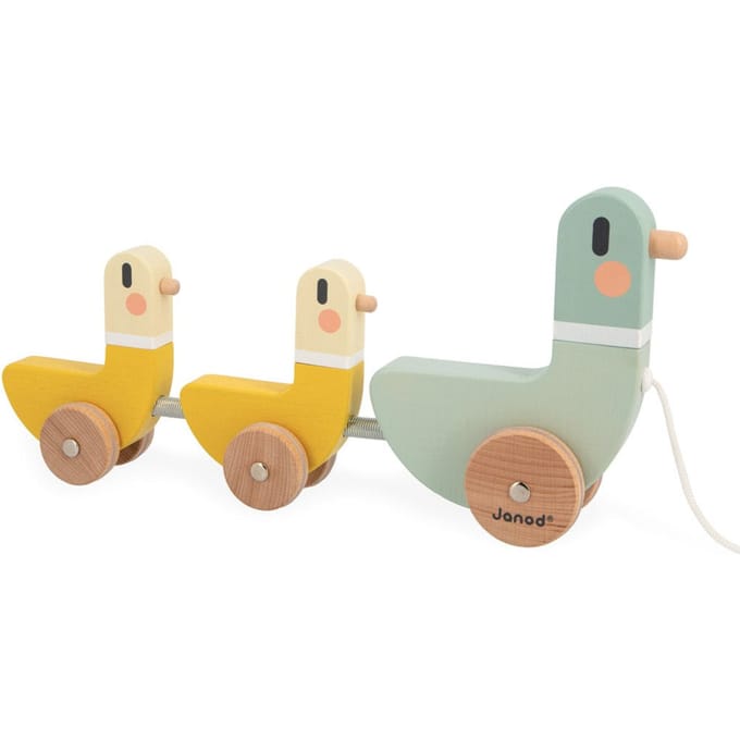 Janod - Sweet Cocoon - Houten trekfiguur - Eenden