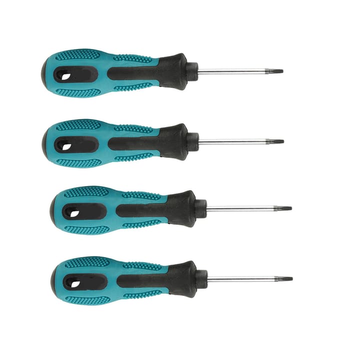 4-delige Driehoek Schroevendraaier Set Precisie met Magnetisch Multifunctioneel Handgereedschap black