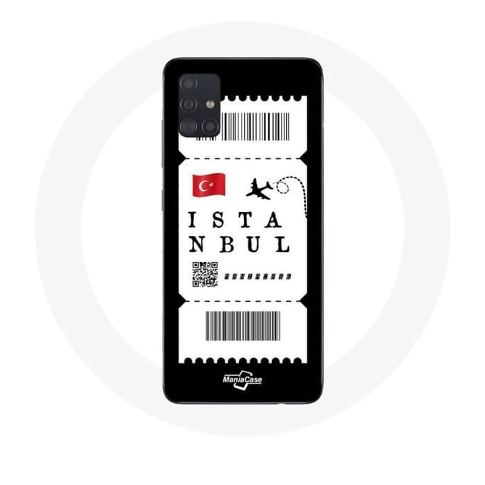 Coque - Samsung - Galaxy A71 - Souple - Billet d'avion - Protection synthétique