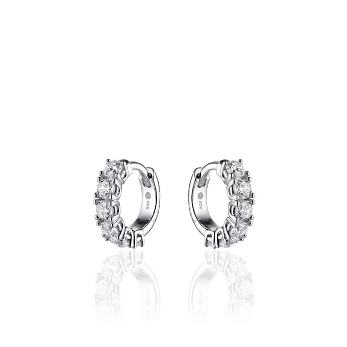 Infinitois Oorsieraden I02E001 - Gerhodineerd sterling zilver