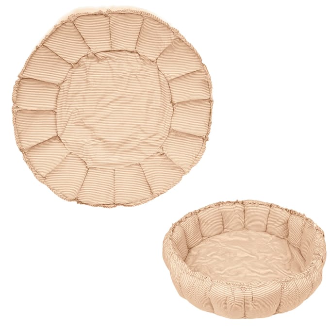 Tummy Time Mat en Cocoon Play&Go Coco - Stripes Brown