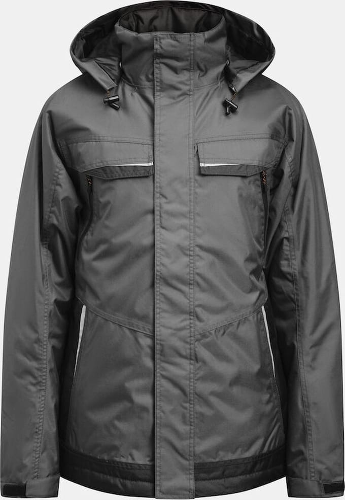 Jobman 1384 Winter Jacket 65138436 - Donkergrijs/Zwart - M