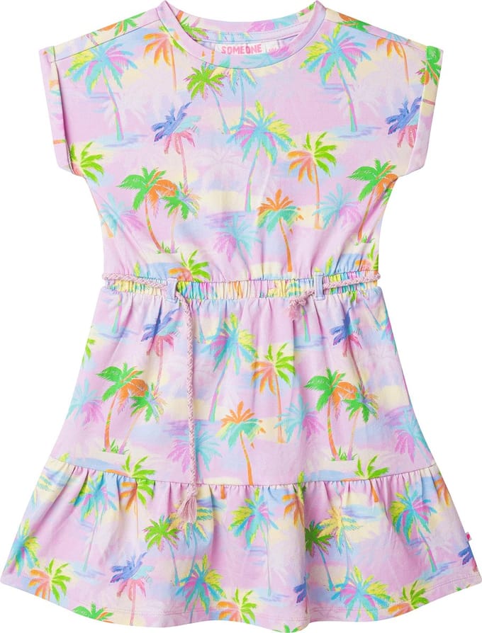 Someone FARO-SG-51-H Meisjes Jurk - SOFT PINK