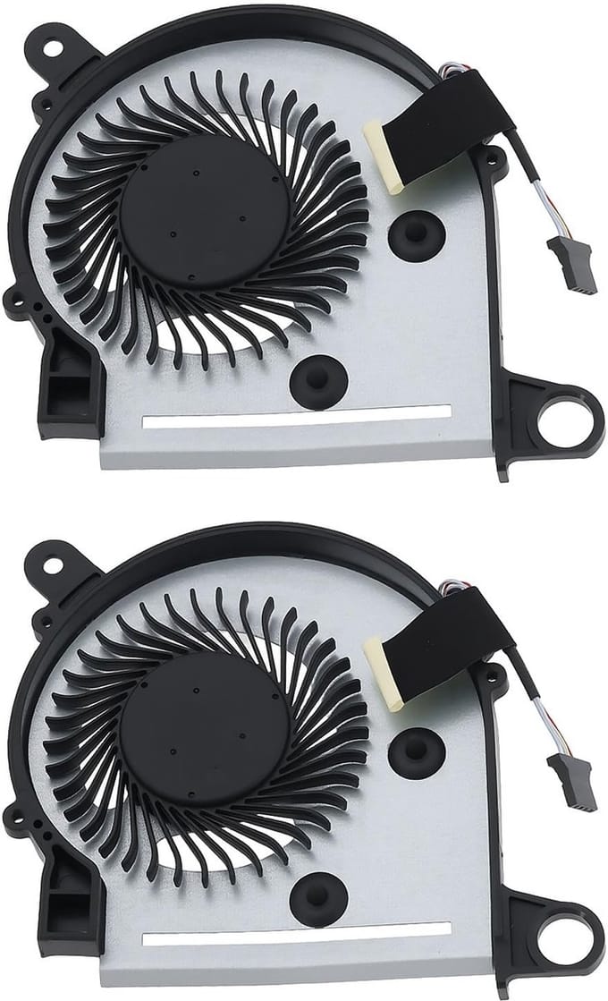 Allecto Plus - CPU koelventilator voor HP Pavilion X360 13-U - Set van 2 stuks - Compatibel met 855966-001 - Computer Radiator Ventilator