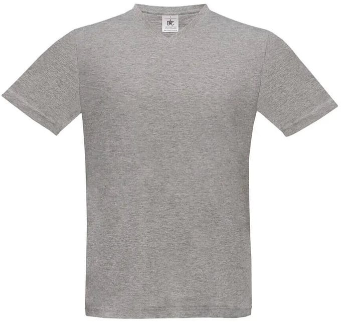 V-hals T-shirt B&C Exact