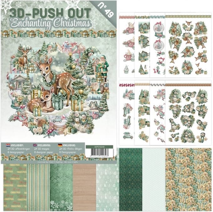 3D Push-Out Book 49 - Enchanting Christmas