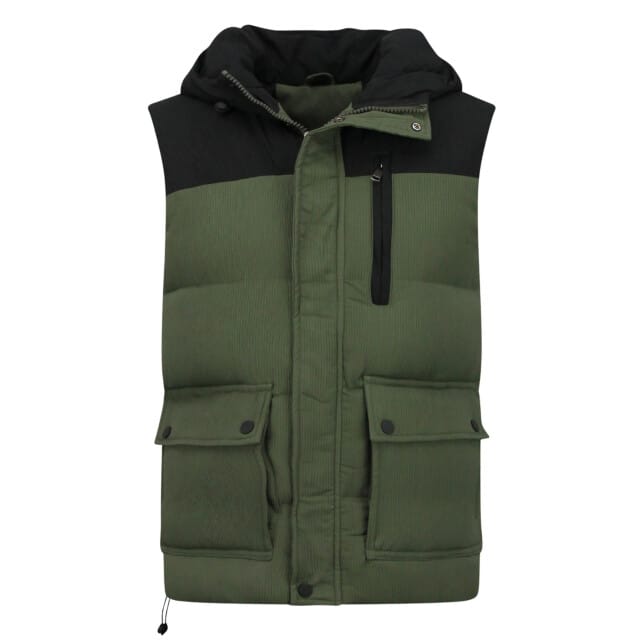 Bodywarmer Mannen - Bodywarmer Heren Outdoor - 901- Groen