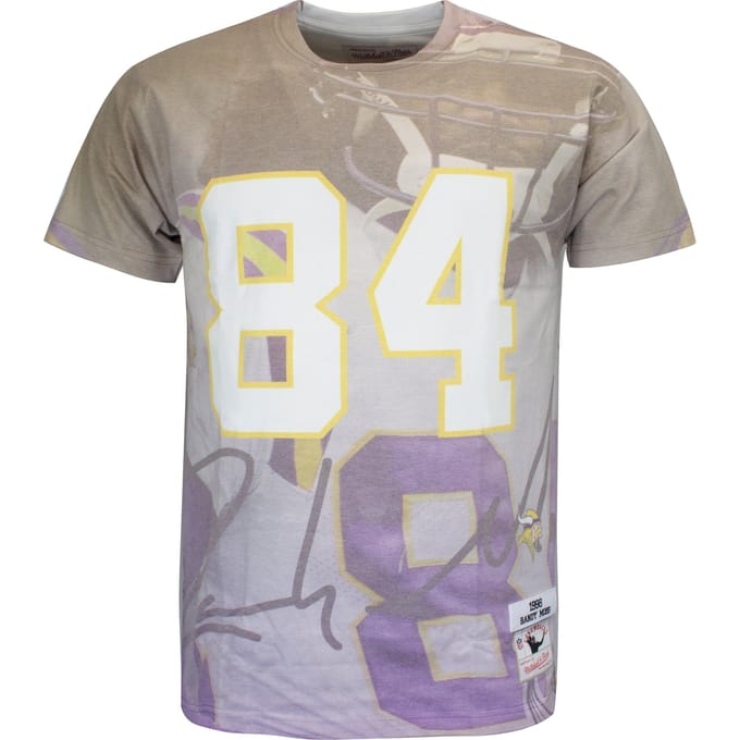 Mitchell & Ness City Pride Randy Moss Minnesota Vikings T-shirt