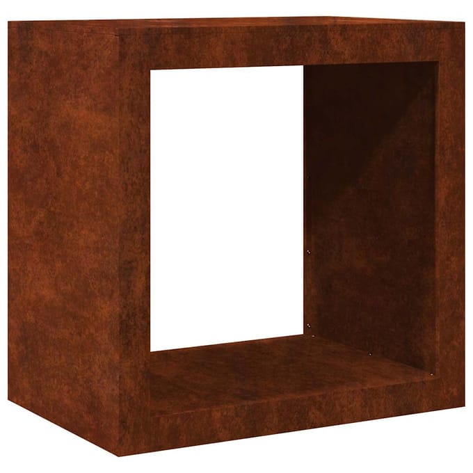 vidaXL - Brandhoutrek - 60x40x60 - cm - weervast - staal