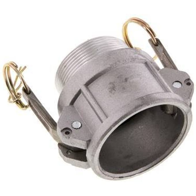 Camlock DN 50 (2'') Koppeling AluminiumR 2'' met buitendraad Type B MIL-C-27487
