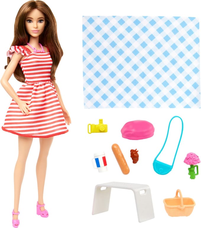 Mattel Barbie Roze Paspoort Parijs Pop - Pink Passport avonturen
