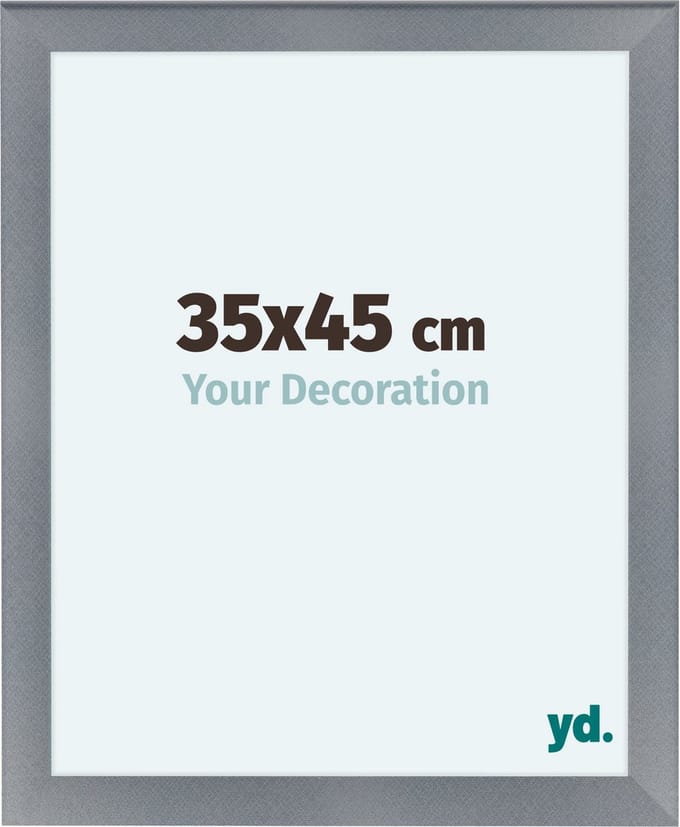 Your Decoration - Fotolijst 35x45 cm - MDF - Aluminium Geborsteld - Como