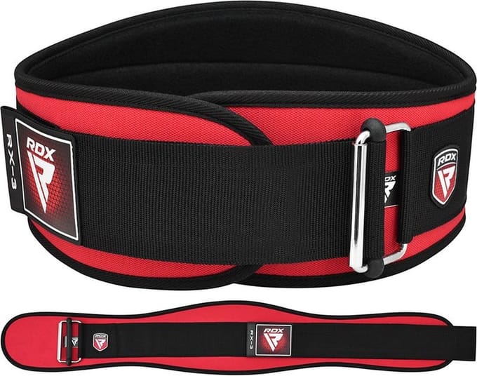 RDX Sports X3 Gewichtsriem - Neopreen - Rood