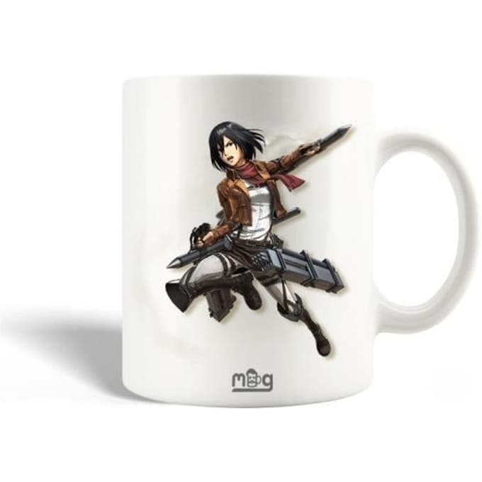 Mug en Céramique Attaque des Titans Mikasa Ackerman Dessin Animé
