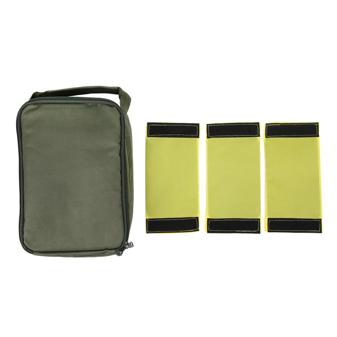 Sac de rangement pour moulinet de pêche 4 ?Étui de rangement zippé pour articles de pêche yellow