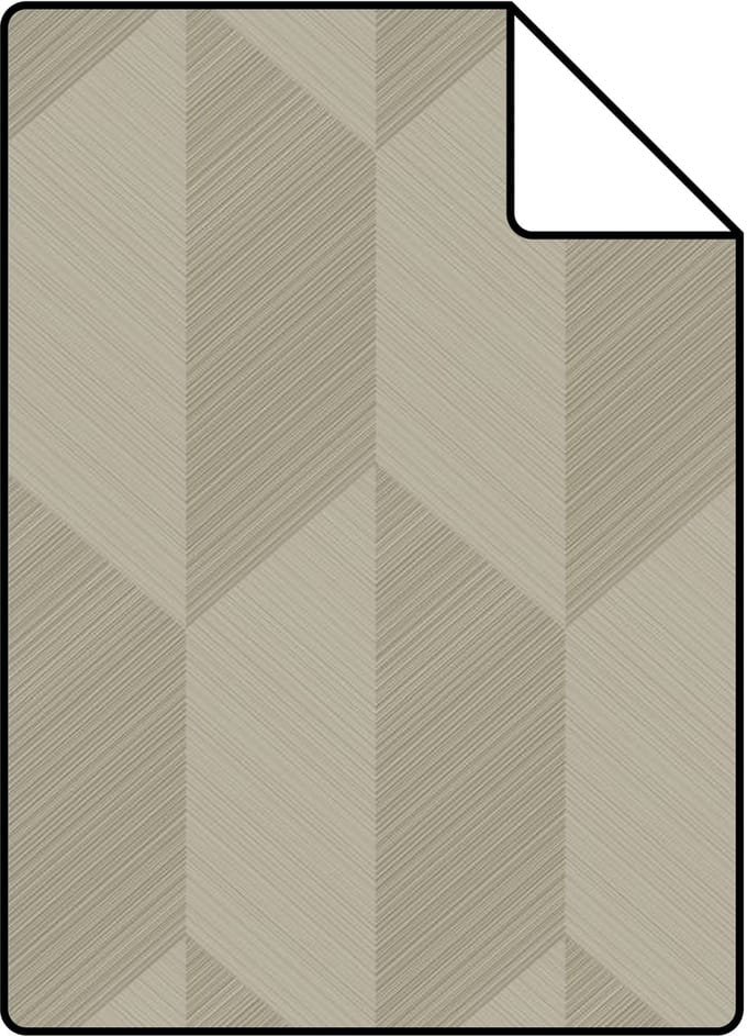 Proefstaal Origin Wallcoverings behang 3D-motief celadon groen - 26.5 x 21 cm - 348035-S