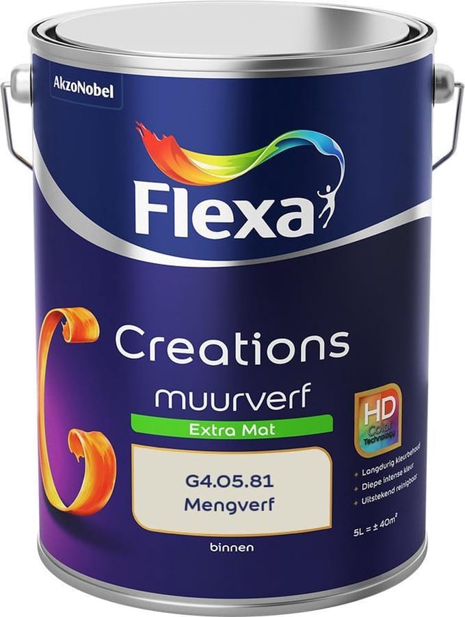 Flexa - Creations Muurverf Extra Mat - G4.05.81 - Mengverf - 5 L