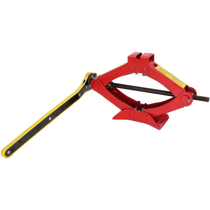 Schaarkrikset met arbeidsbesparende handgreep Draagbaar voor autolift 1763LB 0,8 ton capaciteit red