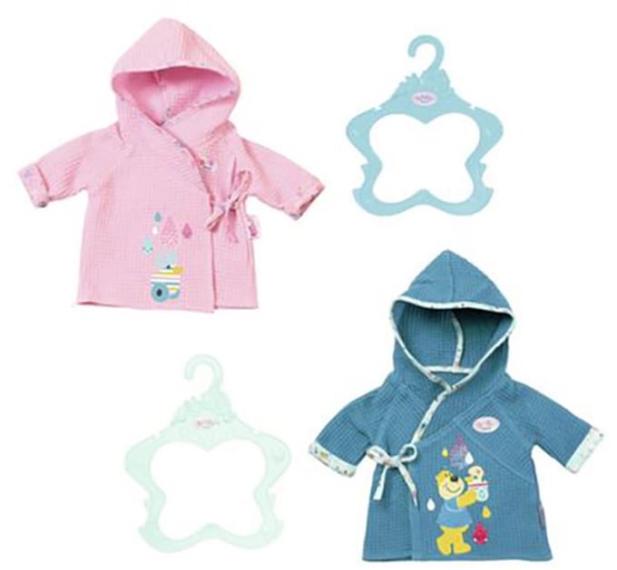 BABY born Bath Bathrobes 2 assorted 43cm