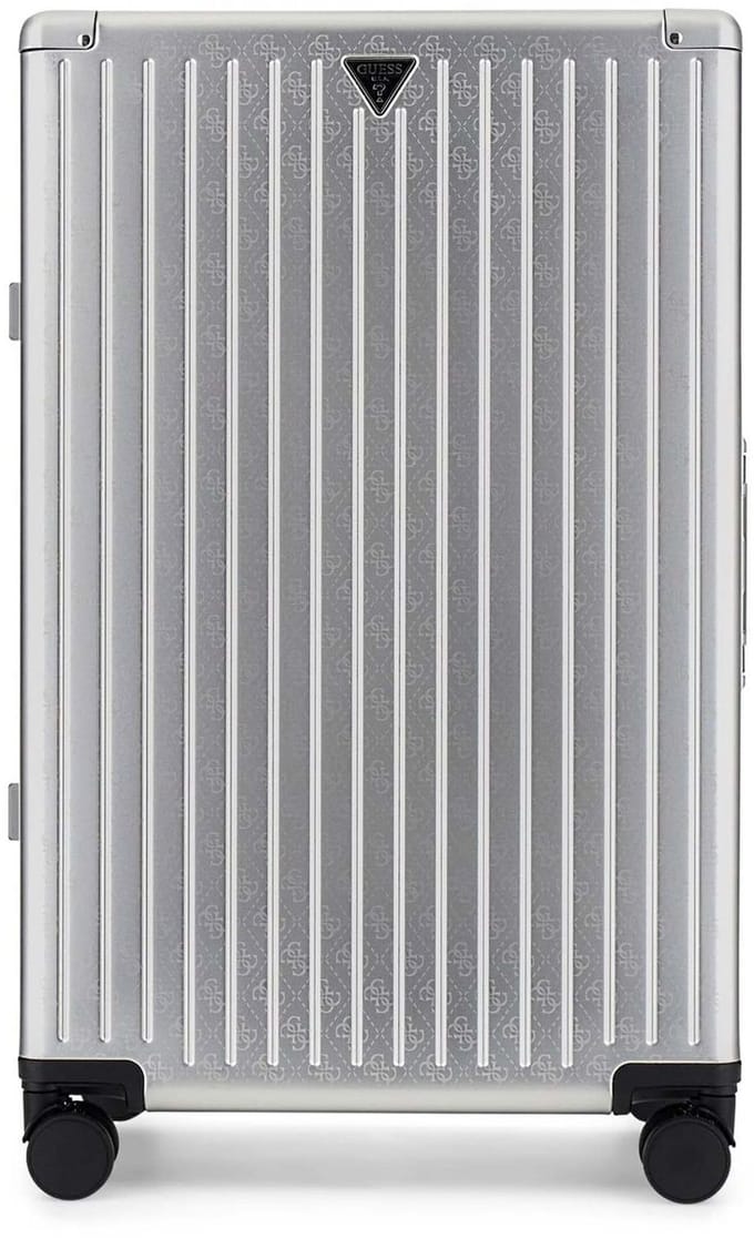 GUESS trolley Trunkshow 28 In 8-Wheeler Silver zilverkleurig 70cm