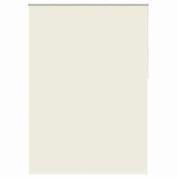 vidaXL - Rolgordijn - verduisterend - 144,4x230 - cm - gebroken - wit