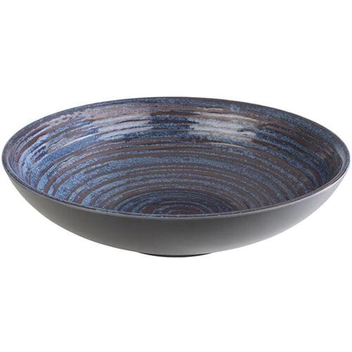 GGM Gastro (6 Stück) Schale - LOOPS - Melamin - 2 Liter - Ø 310mm - Blau