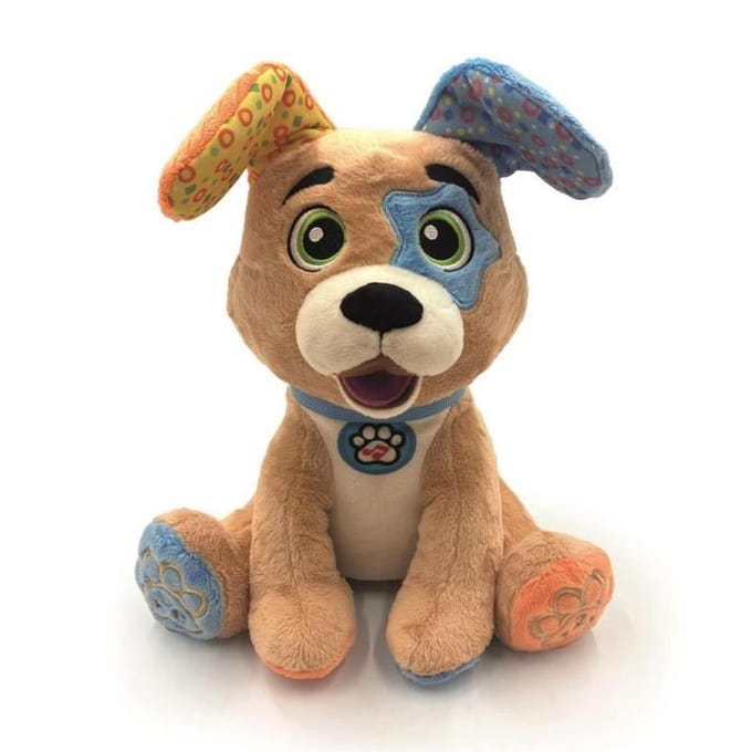 Choco, le Chiot Rigolo - CLEMENTONI - Jouet Interactif - Des 10 Mois - Apprentissage - Lettres & Chiffres - Chansons & Mélodies