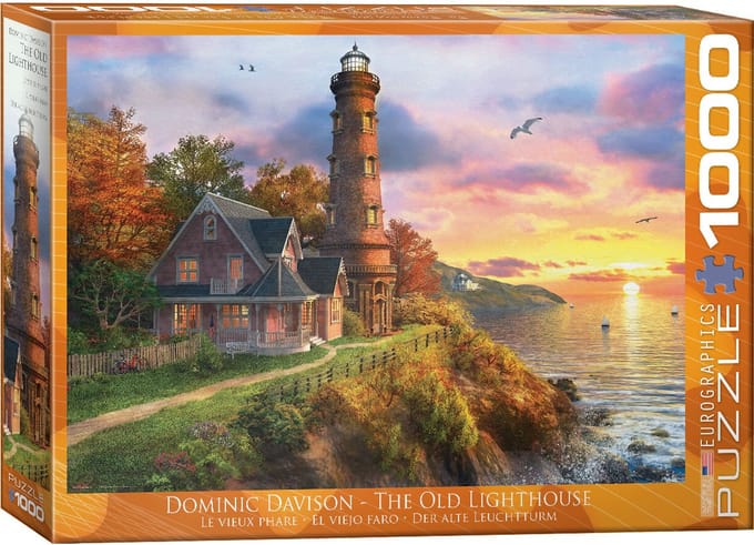 Eurographics - De Oude Vuurtoren [The Old Lighthouse] - Dominic Davison - 1000 stukjes 68×48cm (b×h) - Legpuzzel