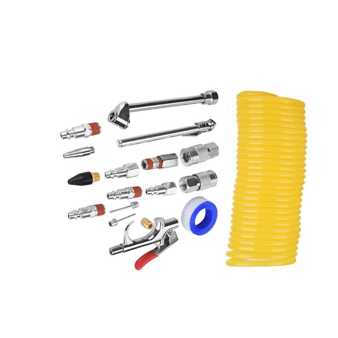 20-delige Luchtdrukleidingen Set Luchtblaaspistool Paard Pneumatische Accessoireset