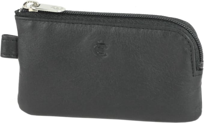 Esquire Logo sleuteletui leer 10,5 cm - schwarz