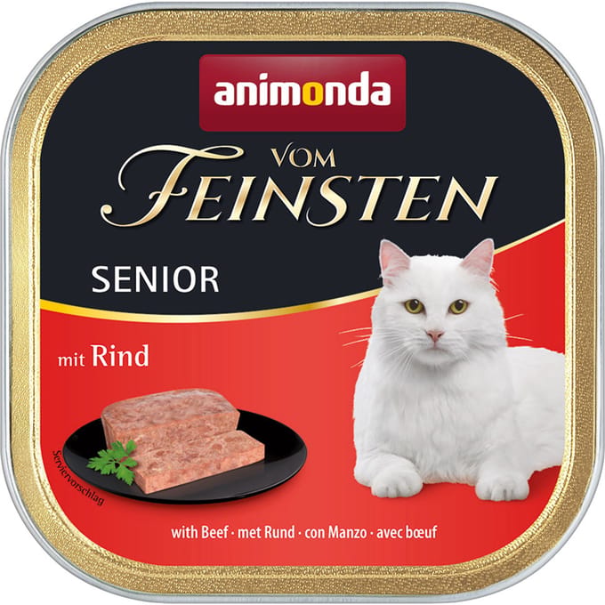 32x100g Senior (3 soorten) animonda Vom Feinsten Kattenvoer