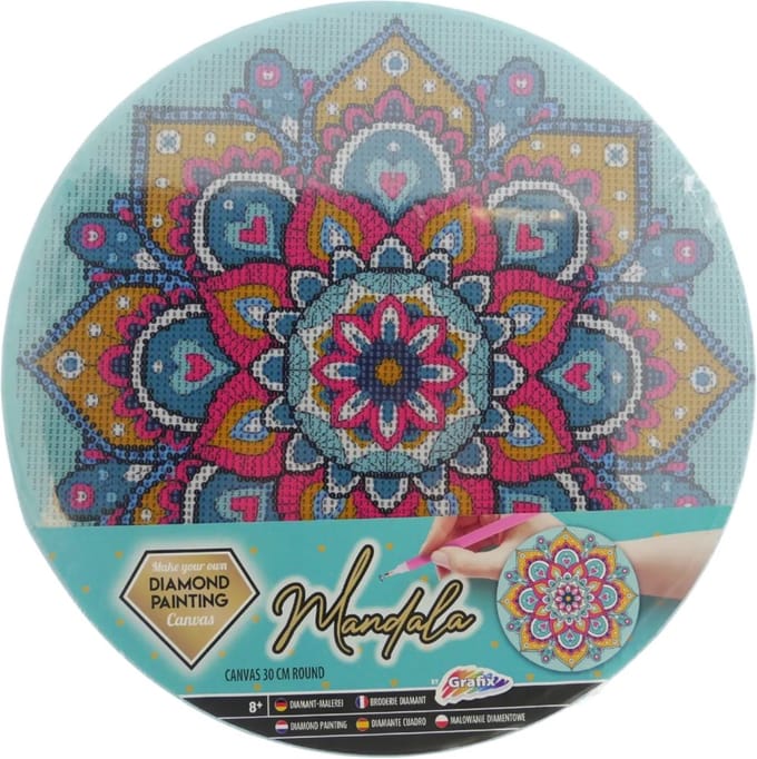 Diamond Painting Mandala Canvas, 30cm