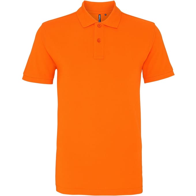 Asquith & Fox Heren Poloshirt met korte mouwen (Oranje)