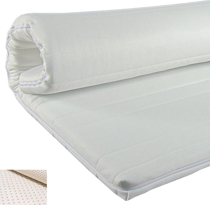 Slaaploods.nl Topdekmatras - Latex Comfort - 90x220 cm - Dikte 6 cm