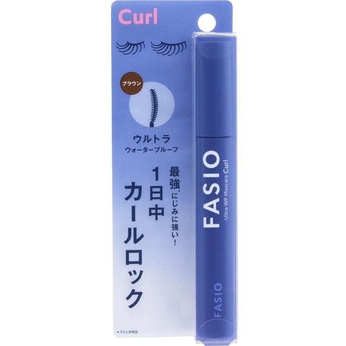 Kose - Fasio Ultra Waterproof Mascara Curl 02 Brown