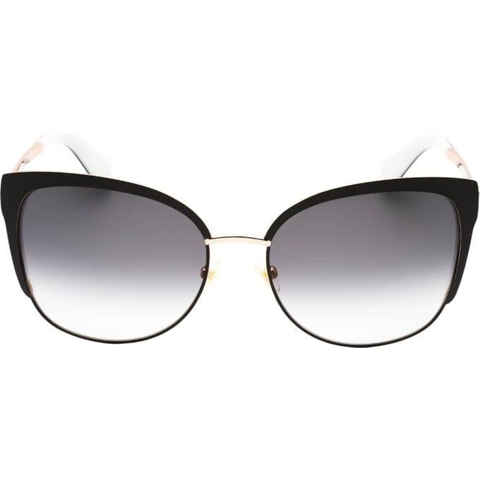 Kate Spade Genice Zwart Goud Montuur Grijze Gradiënt Lens Zonnebril