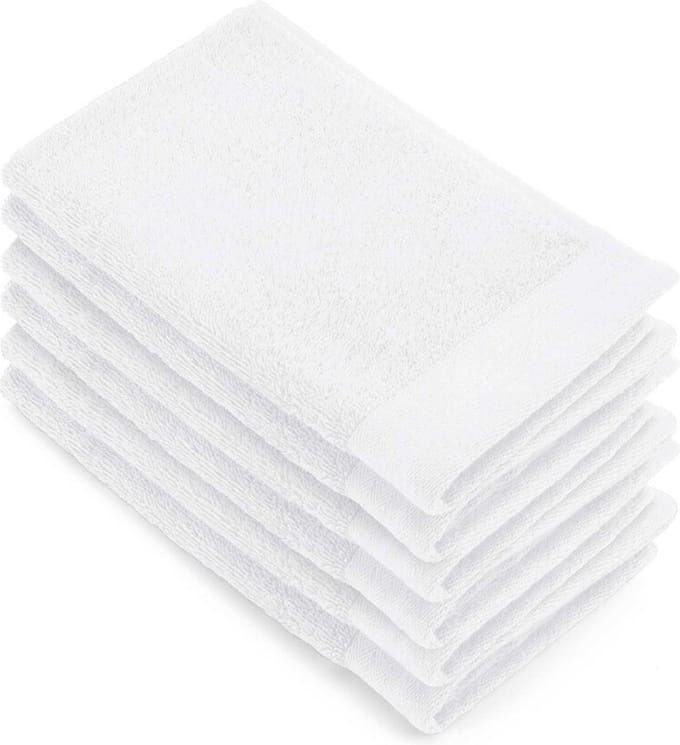 Walra Gastendoek Soft Cotton - 6x 30x50 - 100% Katoen - Wit